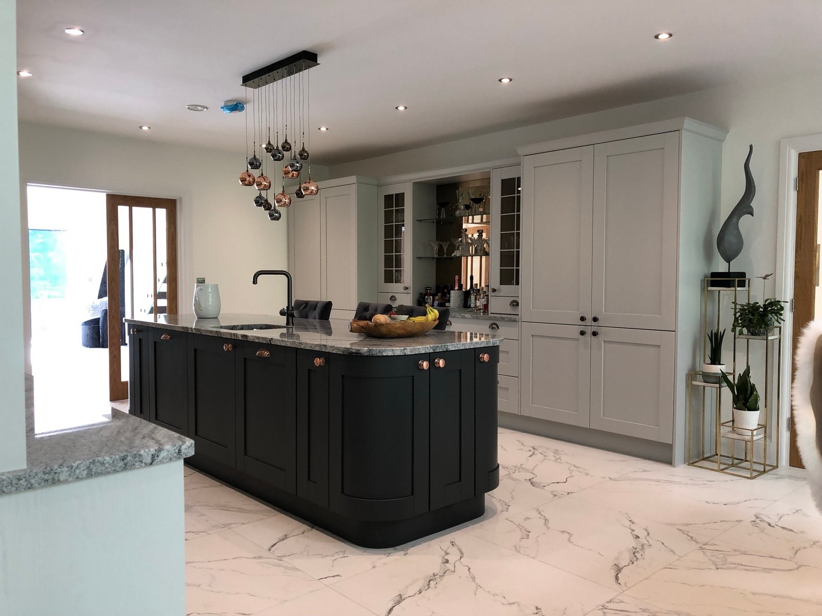 North kitchen view